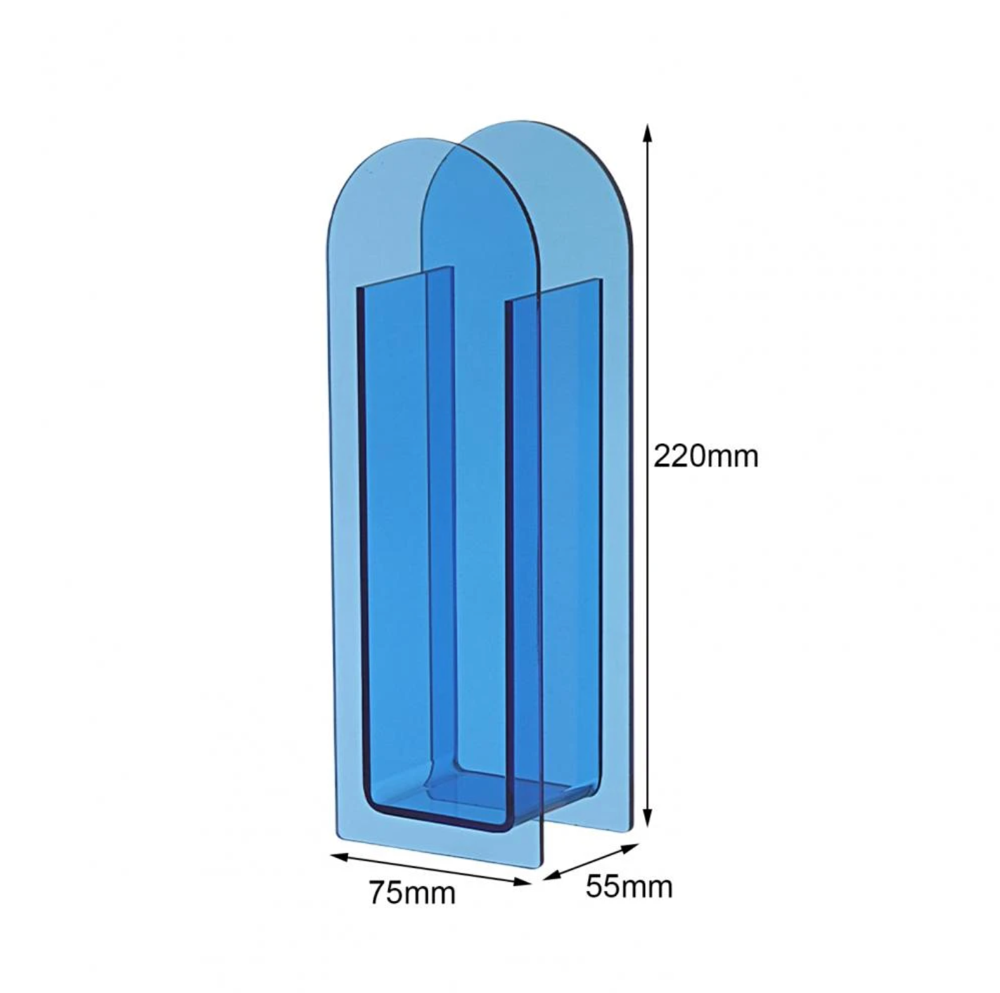 Translucent Acrylic Flower Vase: Green - PMA Store at the Portland Museum of Art, Maine
