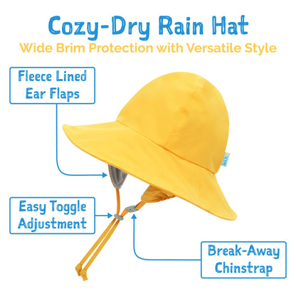 Jan & Jul - Yellow | Kids Waterproof Rain Hats: M - PMA Store at the Portland Museum of Art, Maine