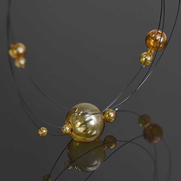 Pursuits - Cumulus Necklace: Silver Aqua