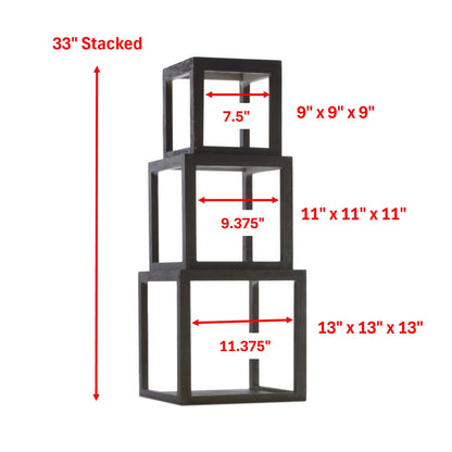 Wood Cube Risers in Set of 3 or Set of 6: White / 6 Cubes - PMA Store at the Portland Museum of Art, Maine