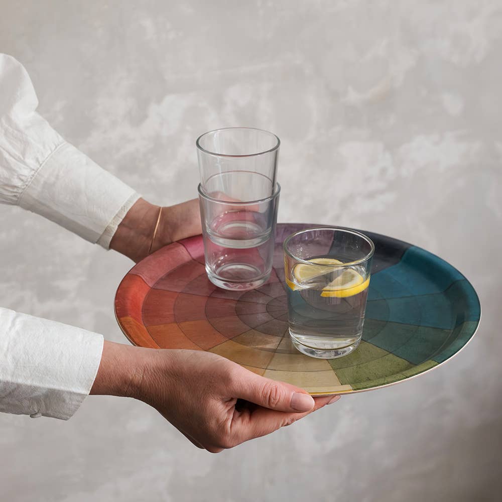 Birchwood Tray - Philipp Otto Runge Colour Wheel - PMA Store at the Portland Museum of Art, Maine