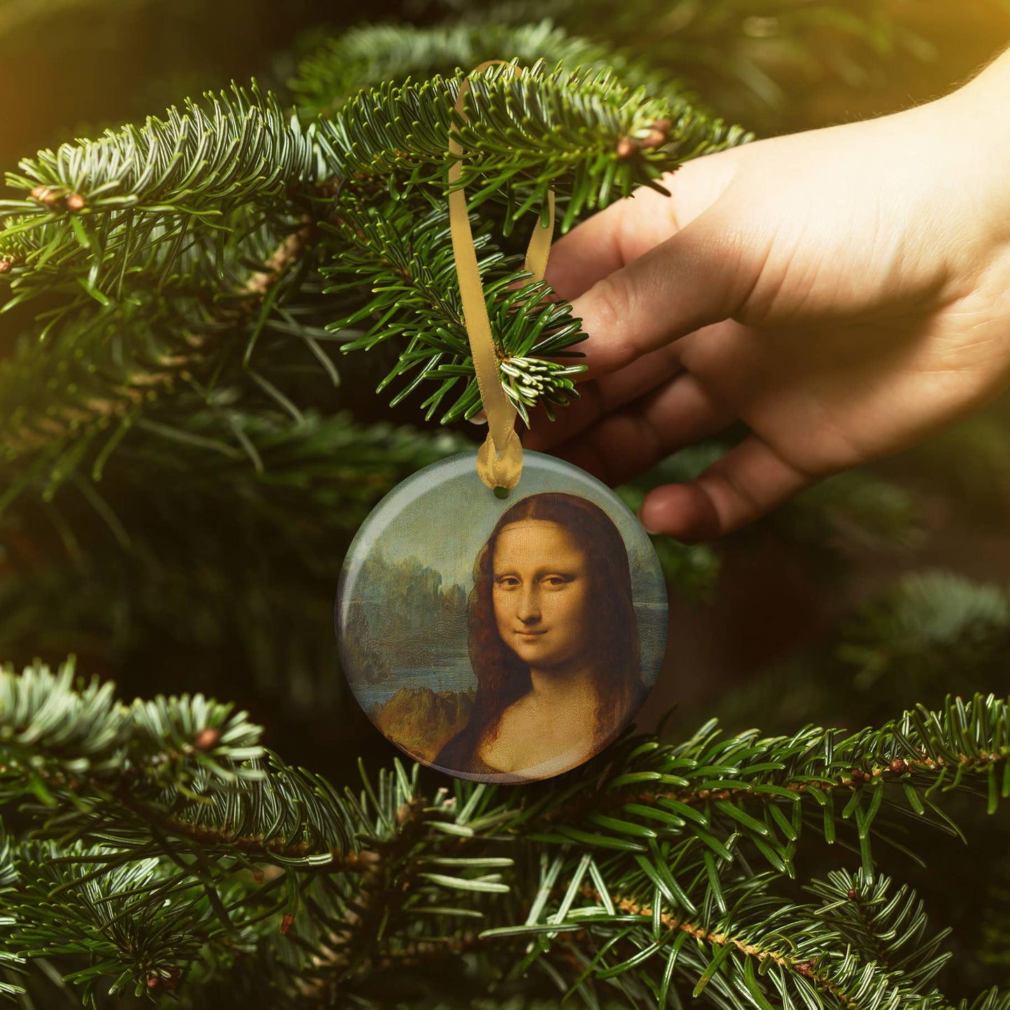 Da Vinci "Mona Lisa" Keepsake Ornament - PMA Store at the Portland Museum of Art, Maine