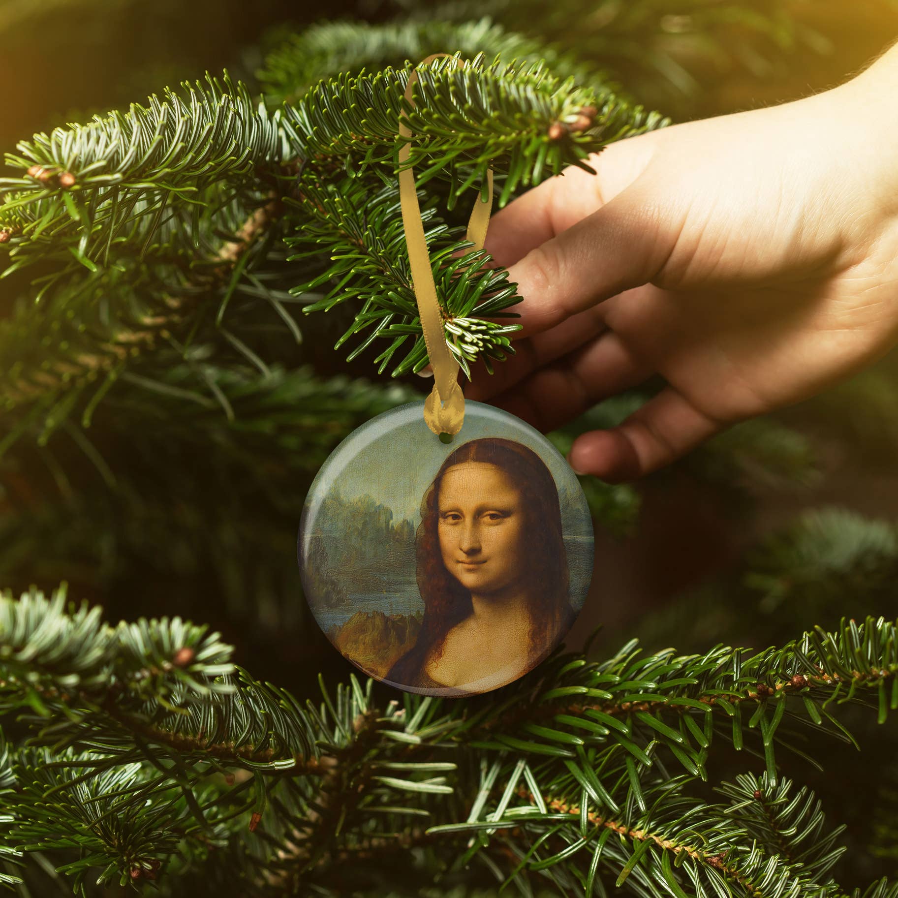 Da Vinci "Mona Lisa" Keepsake Ornament - PMA Store at the Portland Museum of Art, Maine