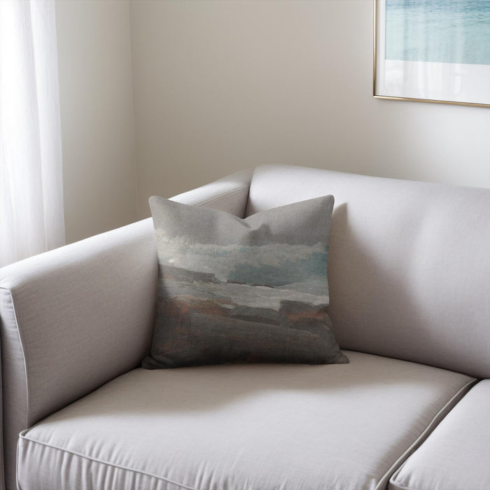 Weatherbeaten Winslow Homer Woven Pillows