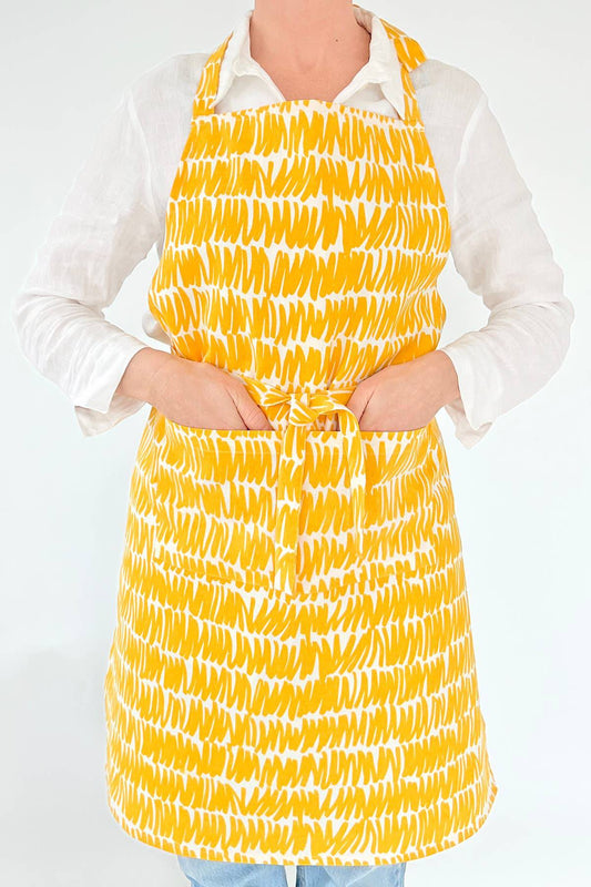See Design - Apron: Gesture Yellow - PMA Store at the Portland Museum of Art, Maine