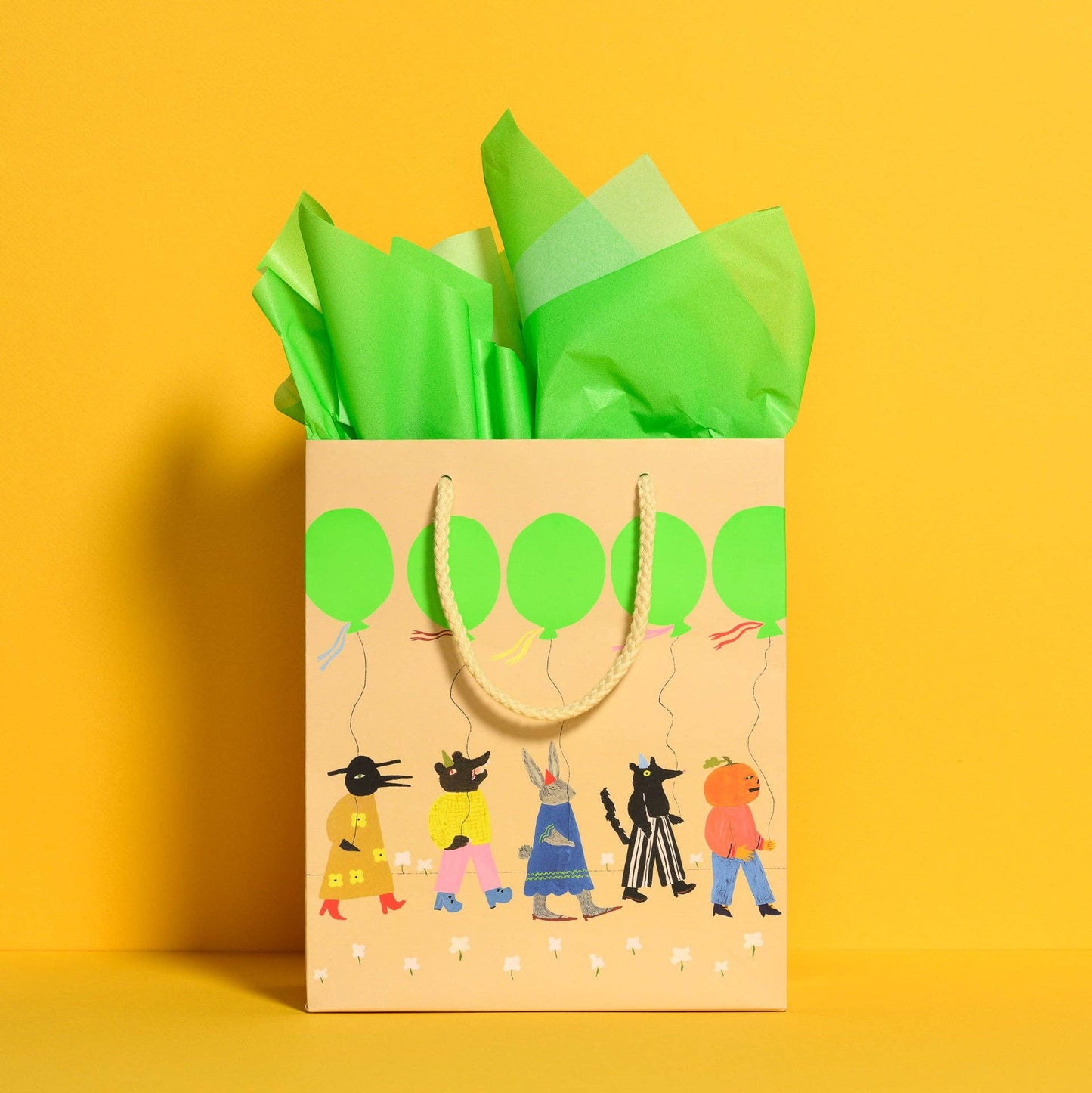 Neon Green tissue paper: 8 Sheets - PMA Store at the Portland Museum of Art, Maine