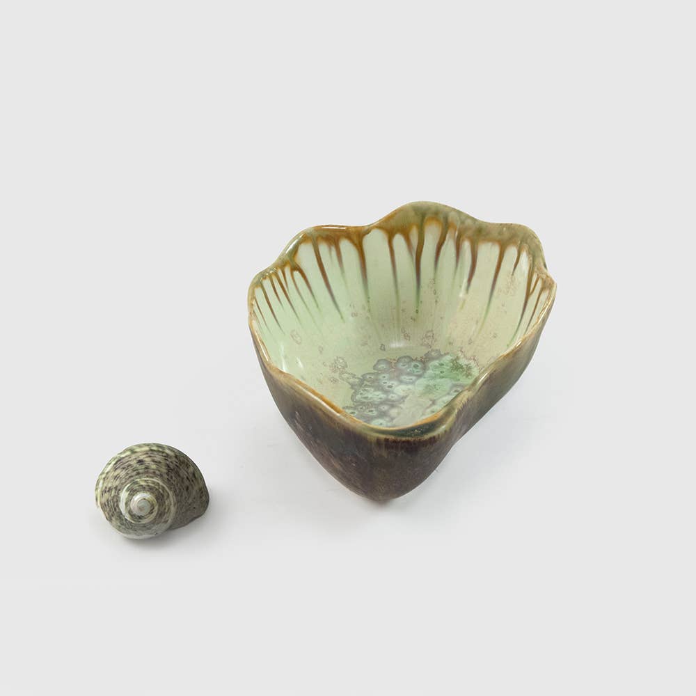 Alison Evans Ceramics - Small Oyster Bowl: Seafoam - PMA Store at the Portland Museum of Art, Maine