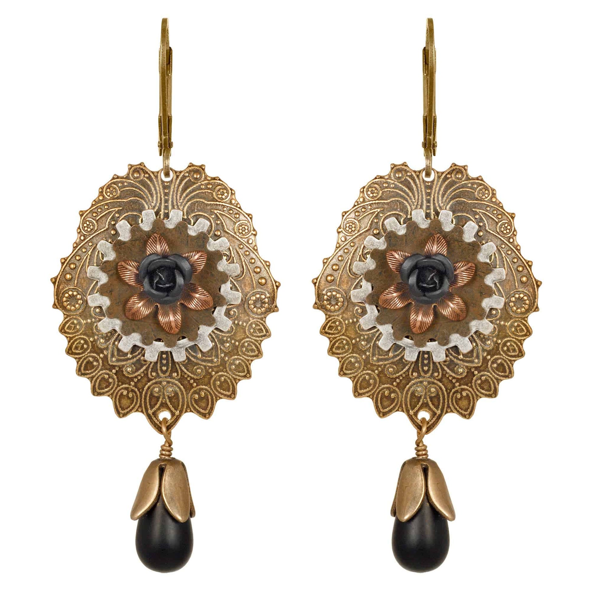 NoMonet - Steampunk: Eowyn Rohan Steampunk Earrings - PMA Store at the Portland Museum of Art, Maine
