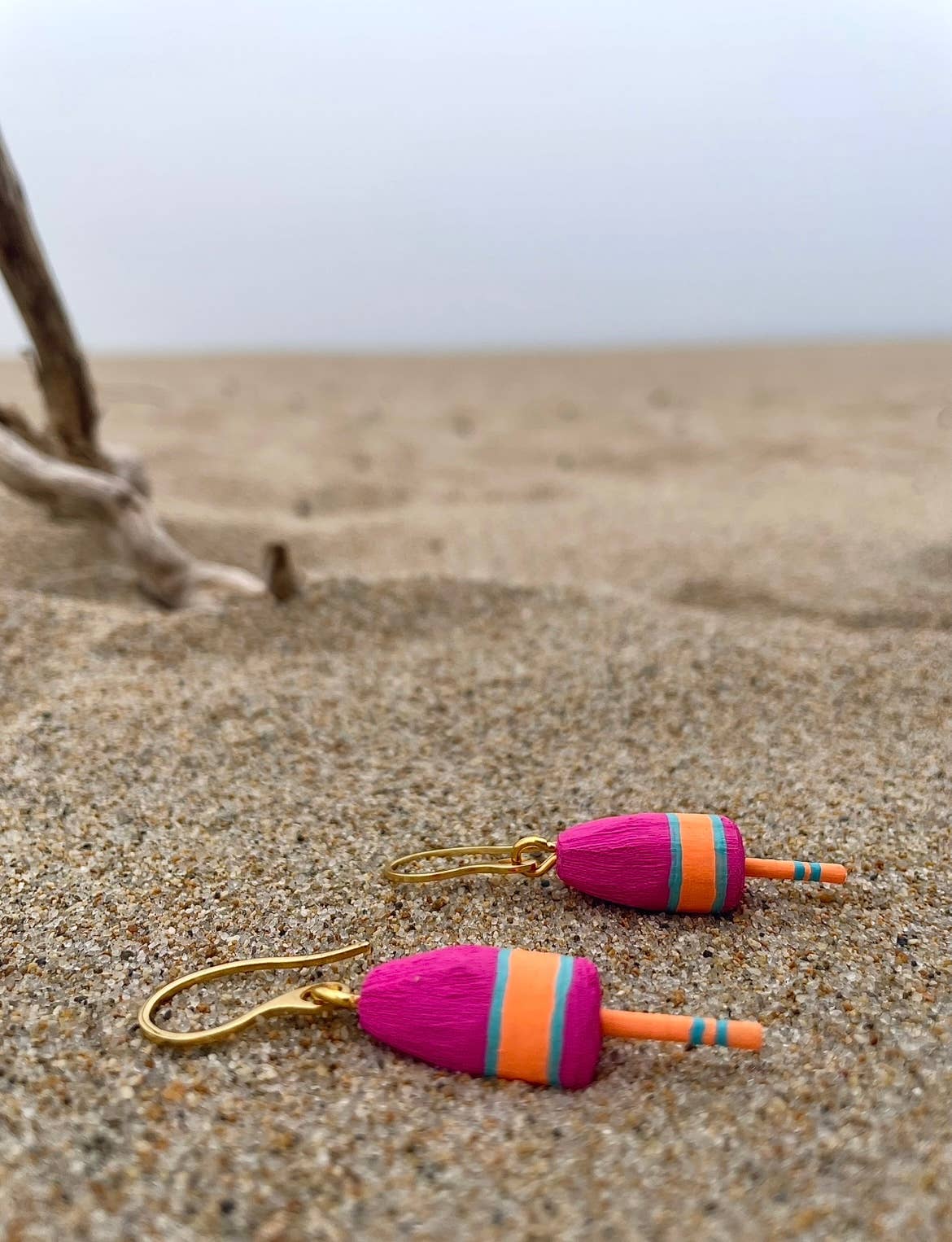 Blue Harbour Boatique - Buoy Earrings: Blue - PMA Store at the Portland Museum of Art, Maine