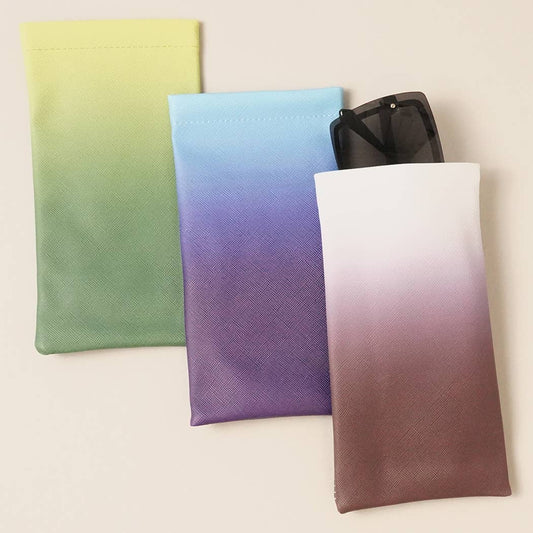 Fashion City - Gradation Glasses Pouch w Cleaning Cloth: One Size / 12 ASSORTED COLOR - PMA Store at the Portland Museum of Art, Maine