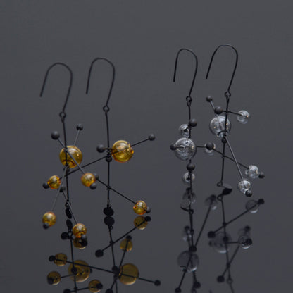 Pursuits - Wander Earrings: Glass Amber