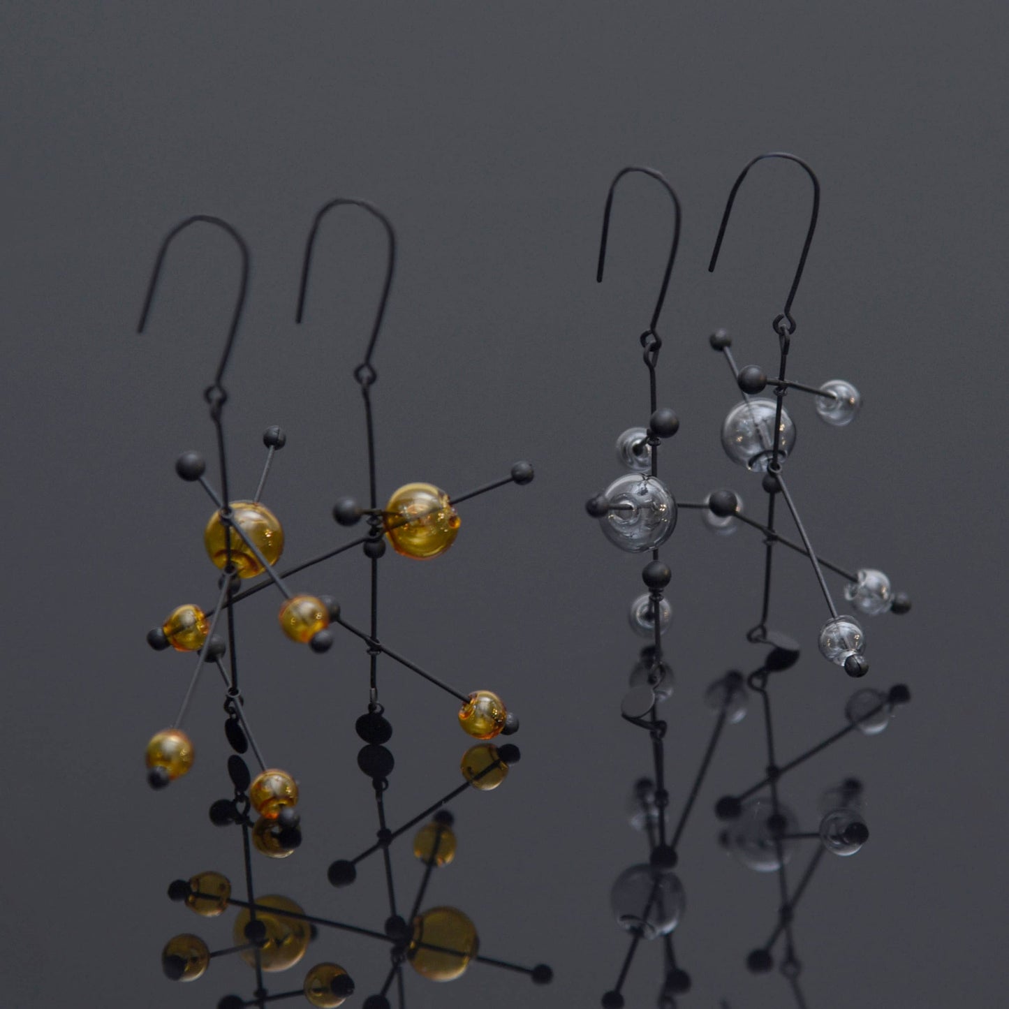 Pursuits - Wander Earrings: Glass Aqua