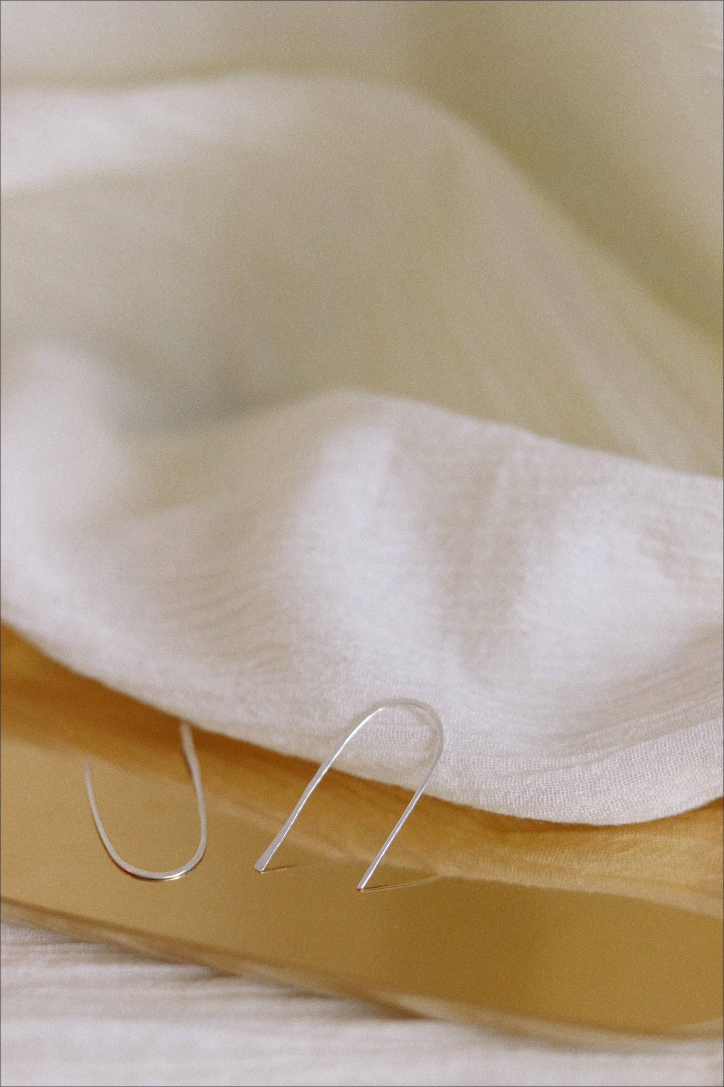 Goldie Jewelry - Sterling Silver Minimal Arches - PMA Store at the Portland Museum of Art, Maine