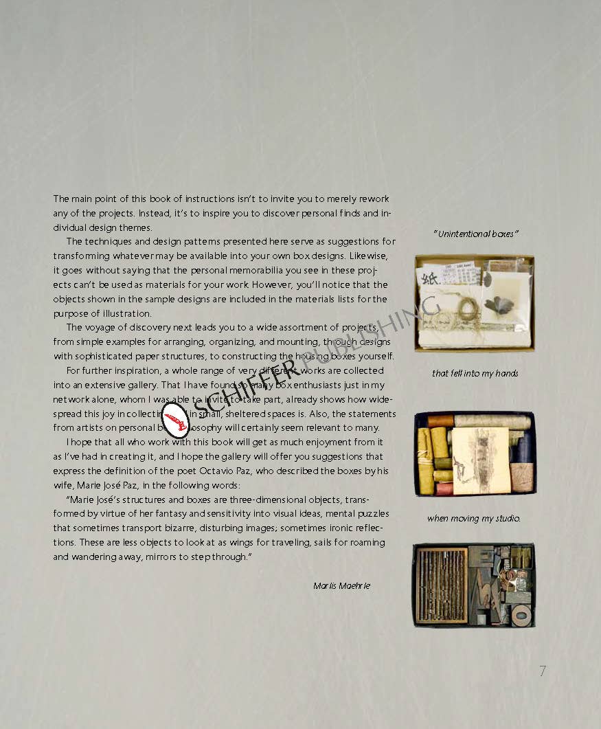 Schiffer Publishing - Art in a Box: 30 Creative Projects in Mixed-Media Assemblage - PMA Store at the Portland Museum of Art, Maine