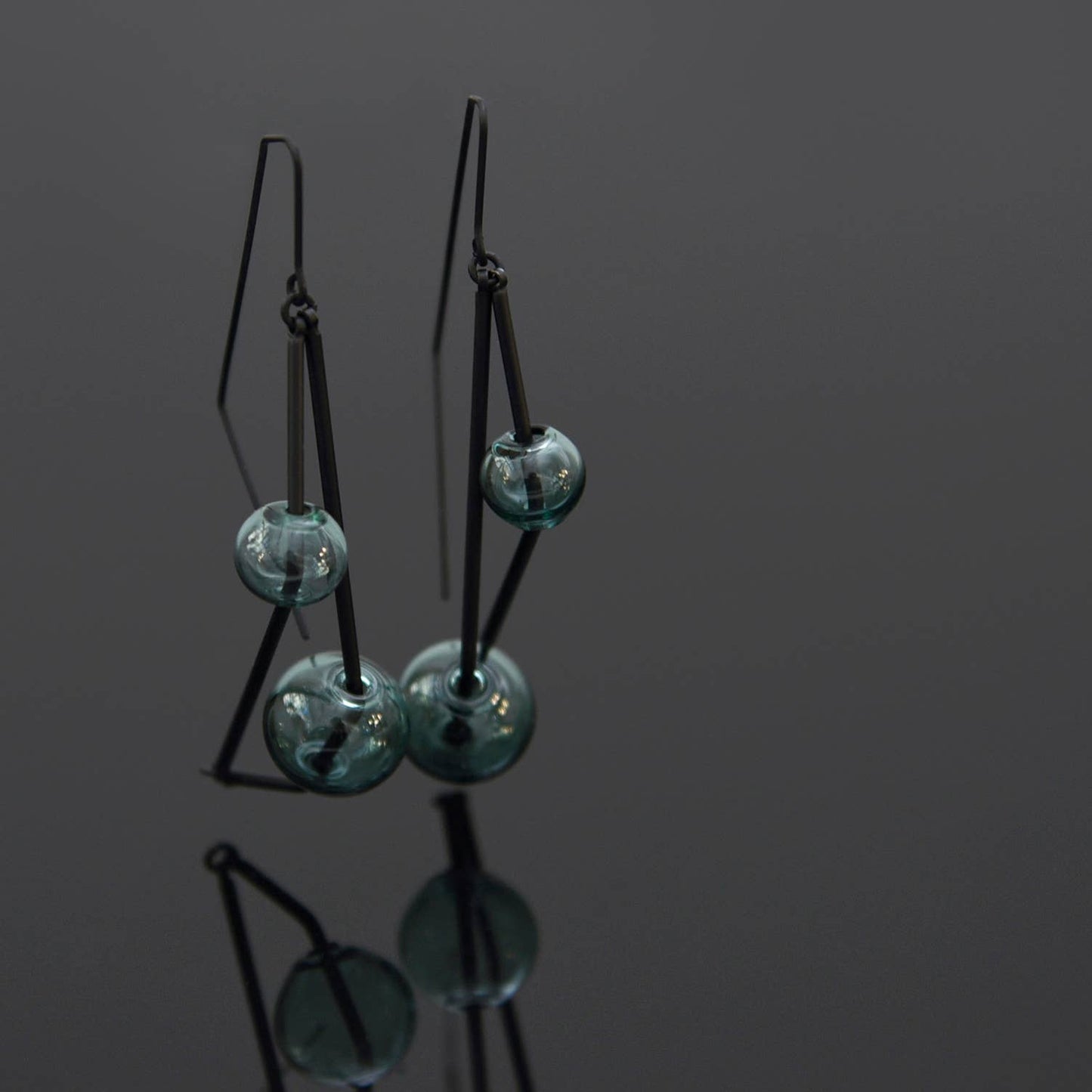 Pursuits - Arlo Earrings: Glass Amber