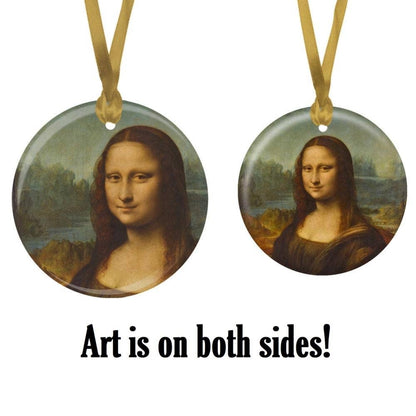 Da Vinci "Mona Lisa" Keepsake Ornament - PMA Store at the Portland Museum of Art, Maine