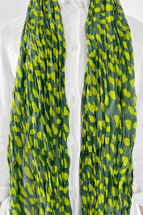 See Design - Cotton Scarf: Speck Fuchsia/Orange - PMA Store at the Portland Museum of Art, Maine