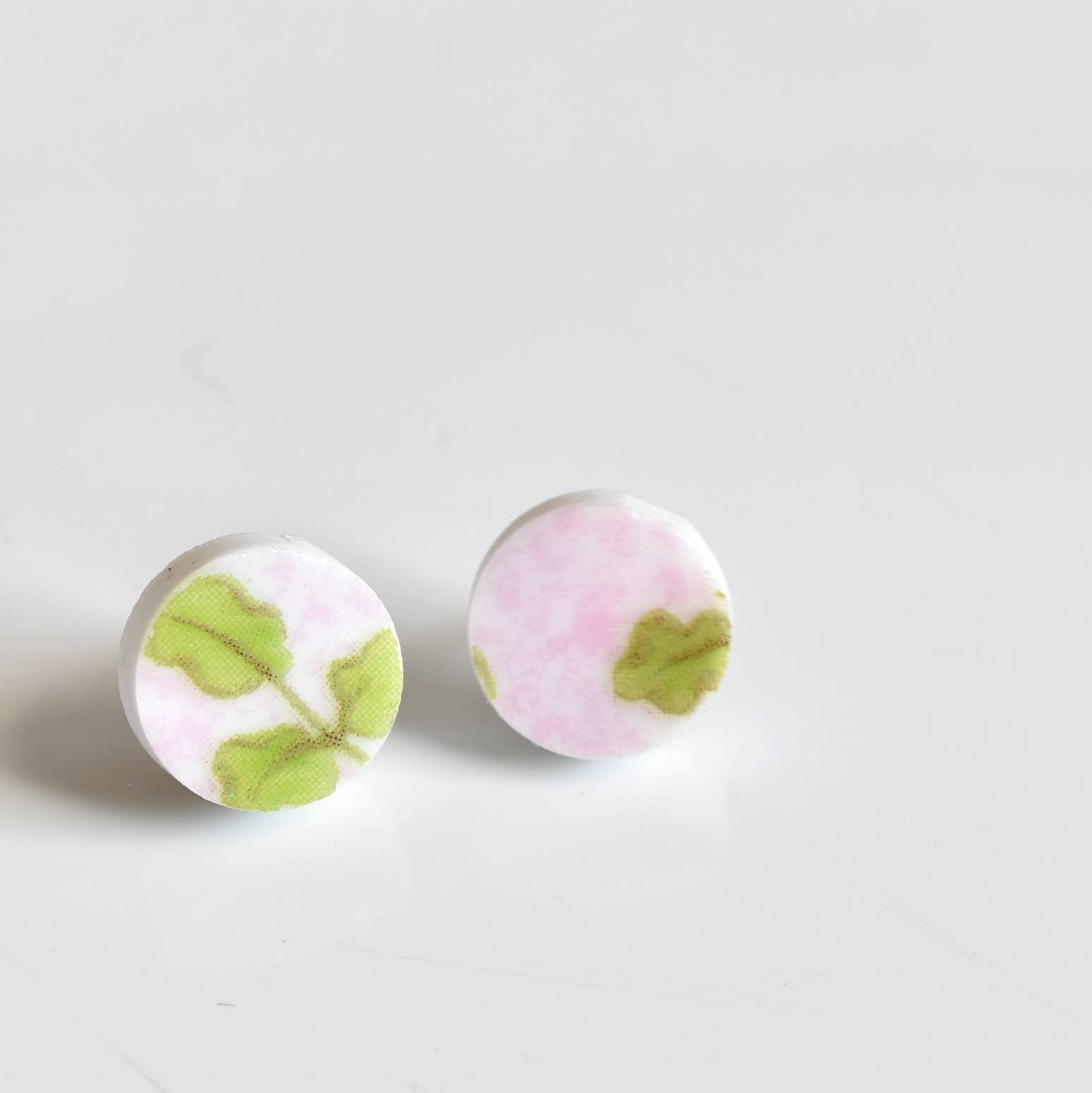 The Broken Plate Pendant Co - Broken Plate Stud Earring  : Mixed Patterns - PMA Store at the Portland Museum of Art, Maine