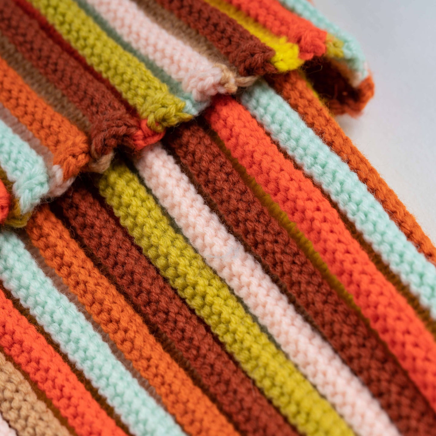 VERLOOP | knits - Circus Stripe Beanie: Desert - PMA Store at the Portland Museum of Art, Maine