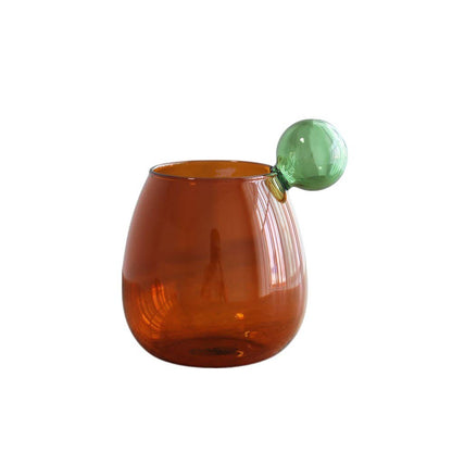 Colorful Creative Glass Mug Coffee Cup: Pink - PMA Store at the Portland Museum of Art, Maine