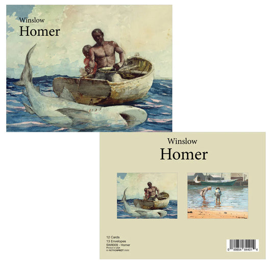 The Retrospect Group Collection - Winslow Homer Notecard - Boxed Set (2 types) - PMA Store at the Portland Museum of Art, Maine