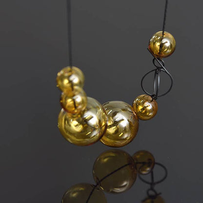 Pursuits - Orbits Necklace: Silver Aqua