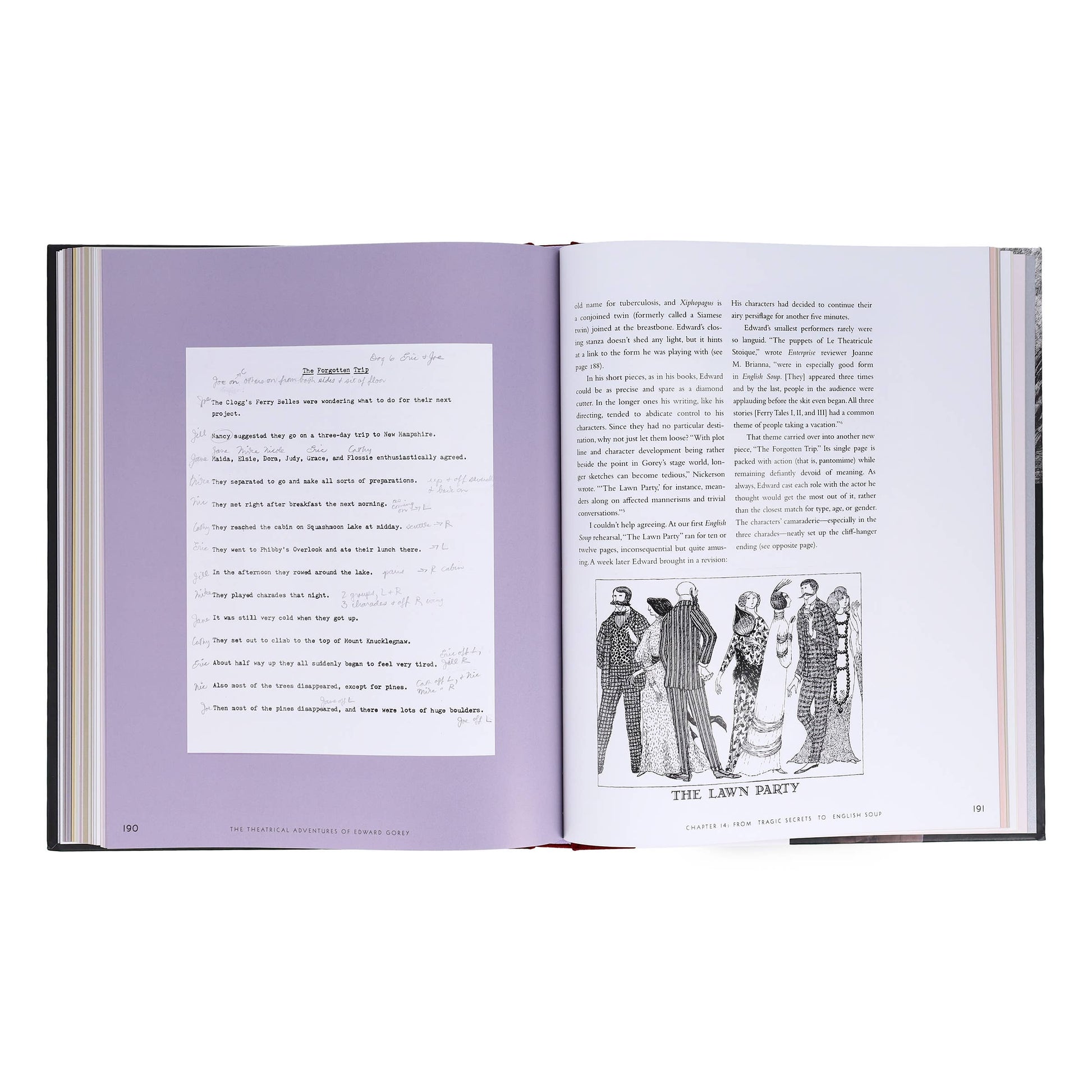 Chronicle Books - Theatrical Adventures of Edward Gorey - PMA Store at the Portland Museum of Art, Maine