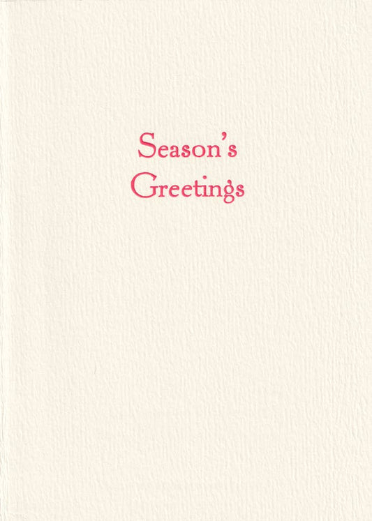 Saturn Press - Winter Sunshine - Greeted: Unsleeved - PMA Store at the Portland Museum of Art, Maine