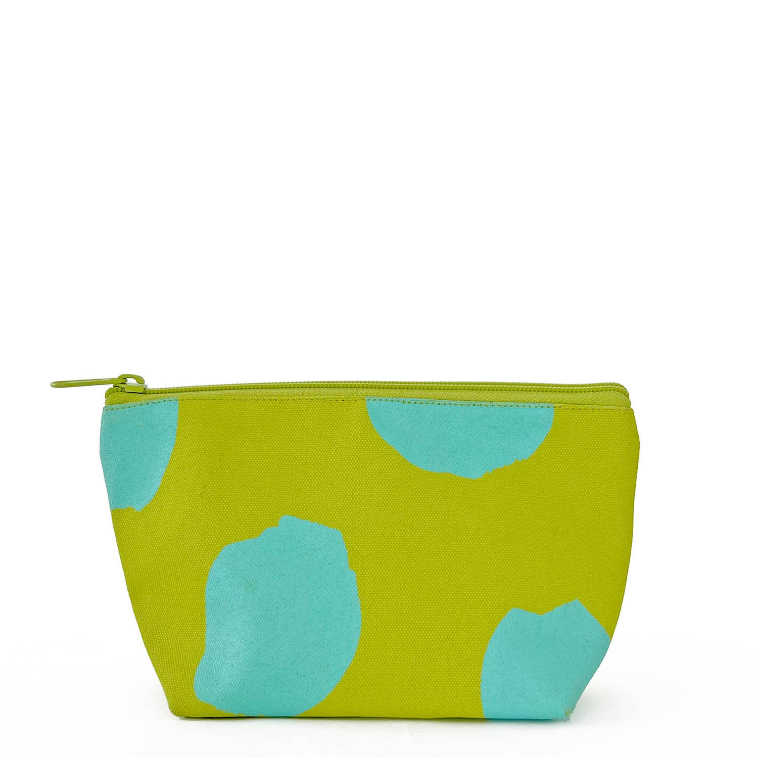 See Design - Travel Pouch Small: Big Smudge Dot Green/Aqua - PMA Store at the Portland Museum of Art, Maine