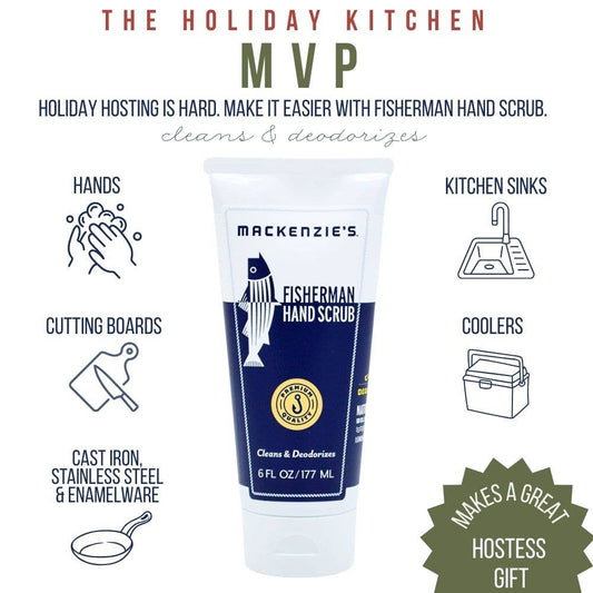 MacKenzie's Fisherman - Fisherman Hand Scrub 6 fl oz (24 qty) - PMA Store at the Portland Museum of Art, Maine