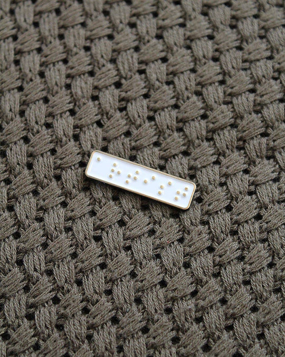 Pin Museum - Artist (Braille) • Enamel Pin