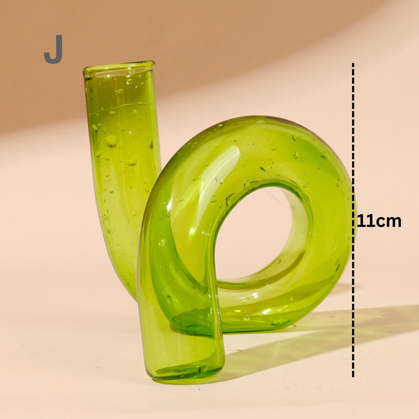 Lime Green Candlestick Holder | Flower Vase: J - PMA Store at the Portland Museum of Art, Maine