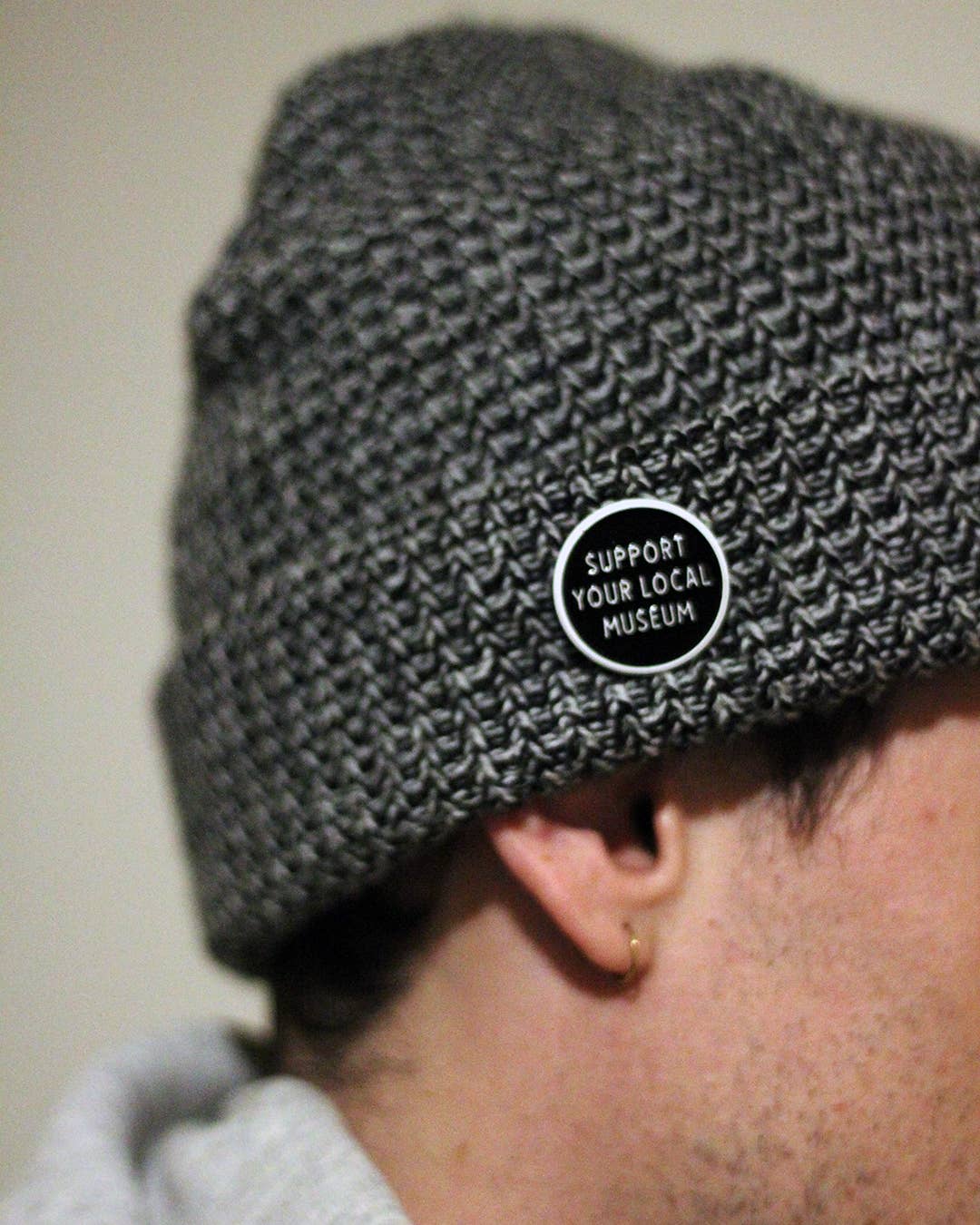 Support Your Local Museum • Enamel Pin - PMA Store at the Portland Museum of Art, Maine