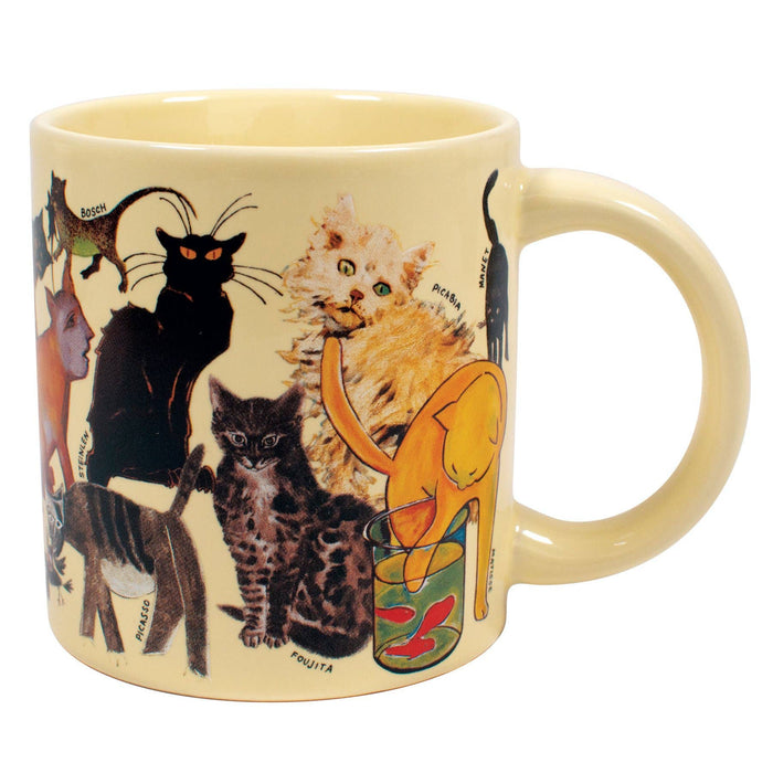 Unemployed Philosophers Guild - Cats of Classical Art Coffee Mug