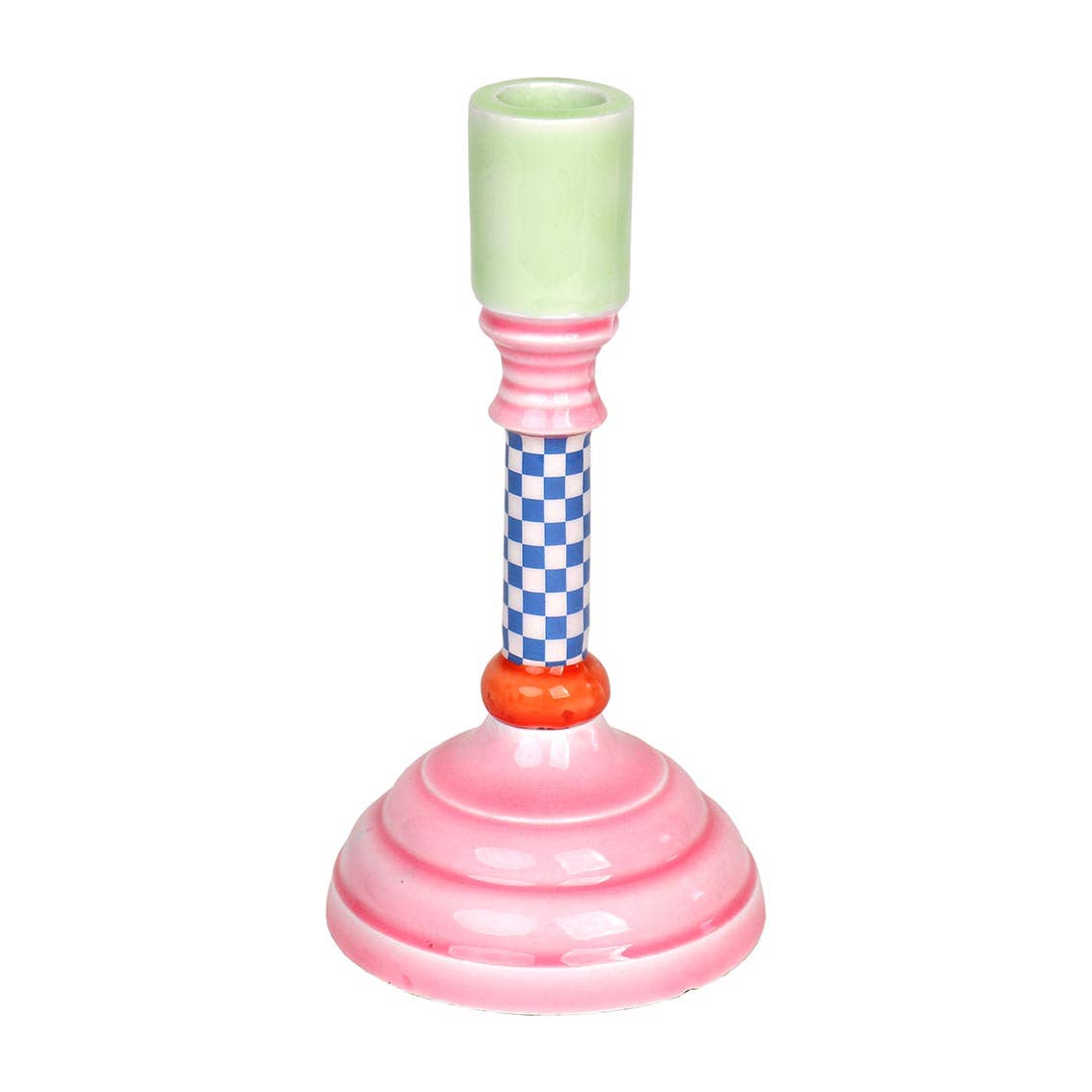 Talking Tables USA - Home, Birthday, Games & Seasonal Decor - Enamel Candle Holder Set - 18cm | Summer Home Decor Gifts |