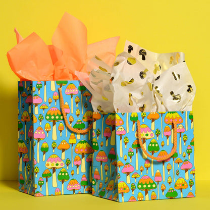 Neon Orange tissue paper: 8 Sheets - PMA Store at the Portland Museum of Art, Maine