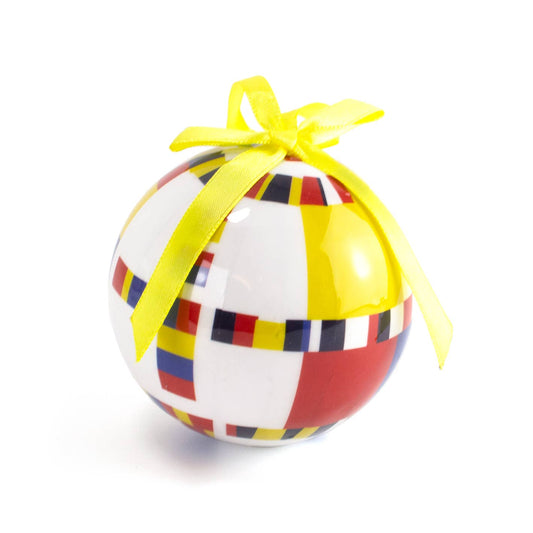 Mondriaan Boogie Woogie Unbreakable Christmas Ornament - PMA Store at the Portland Museum of Art, Maine