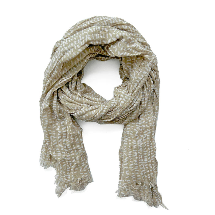 See Design - Cotton Scarf: Speck Fuchsia/Orange - PMA Store at the Portland Museum of Art, Maine