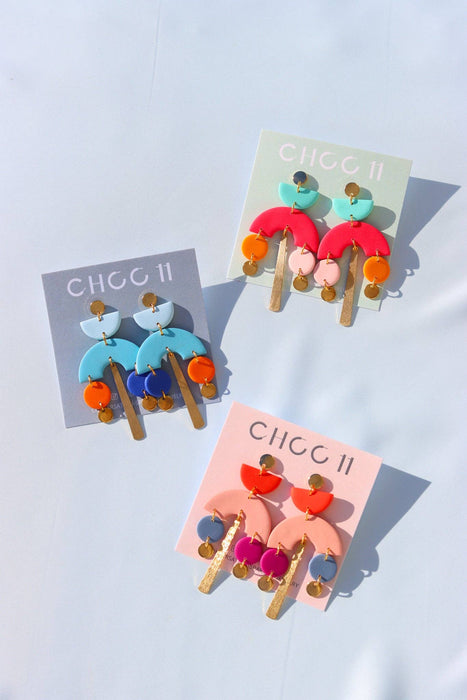 MIRANDA EARRINGS (COLOR BLOCK): Color block I