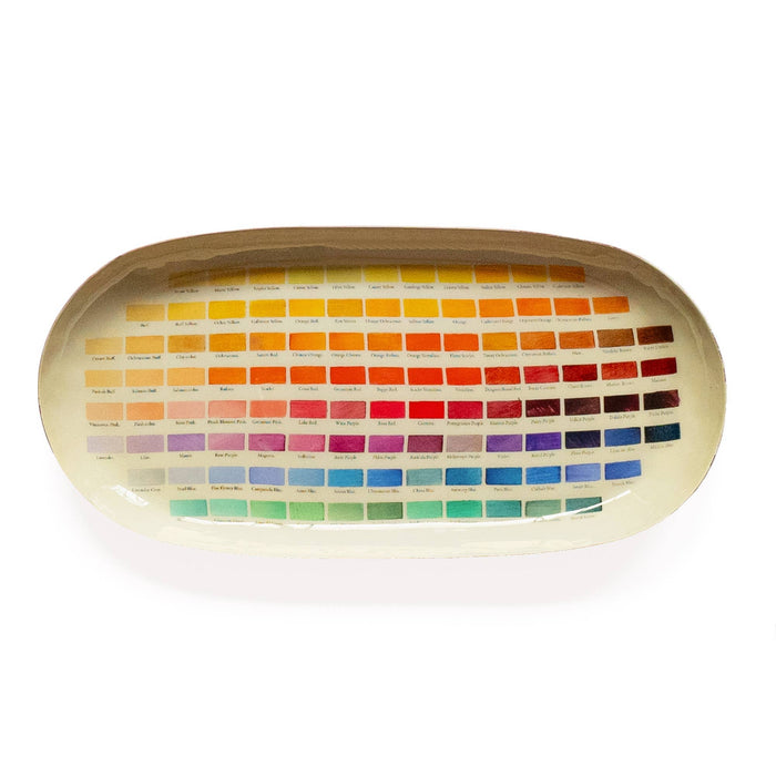 Roomytown Inc - Enamel Printed Tray - Nomenclature of Colors