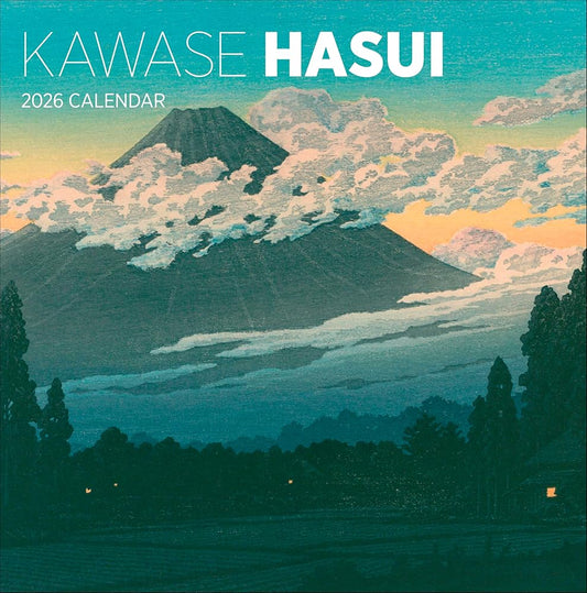 Wall Calendar 2026, Kawase Hasui Art, 12 Months, Large Grid Design Featuring 12 Artworks cover image