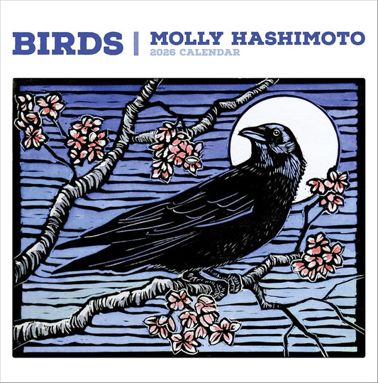 Wall Calendar 2026, Molly Hashimoto: Birds Art, 12 Months, Large Grid Design Featuring 12 Artworks cover image