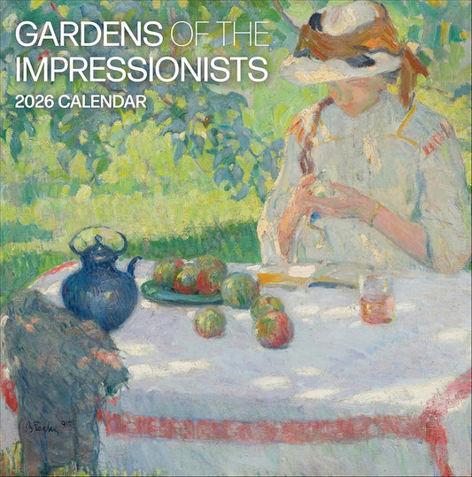 Wall Calendar 2026, Gardens of the Impressionists Art, 12 Months, Large Grid Design Featuring 12 Artworks cover image