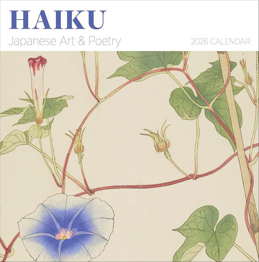 Wall Calendar 2026, Haiku: Japanese Art and Poetry, 12 Months, Large Grid Design Featuring 12 Artworks cover image