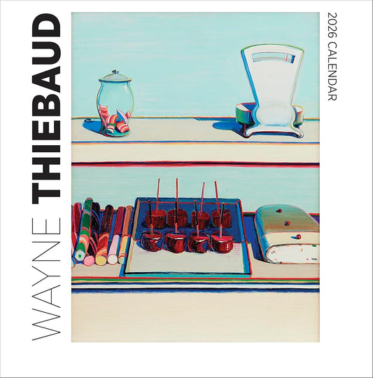 Wall Calendar 2026, Wayne Thiebaud Art, 12 Months, Large Grid Design Featuring 12 Artworks cover image