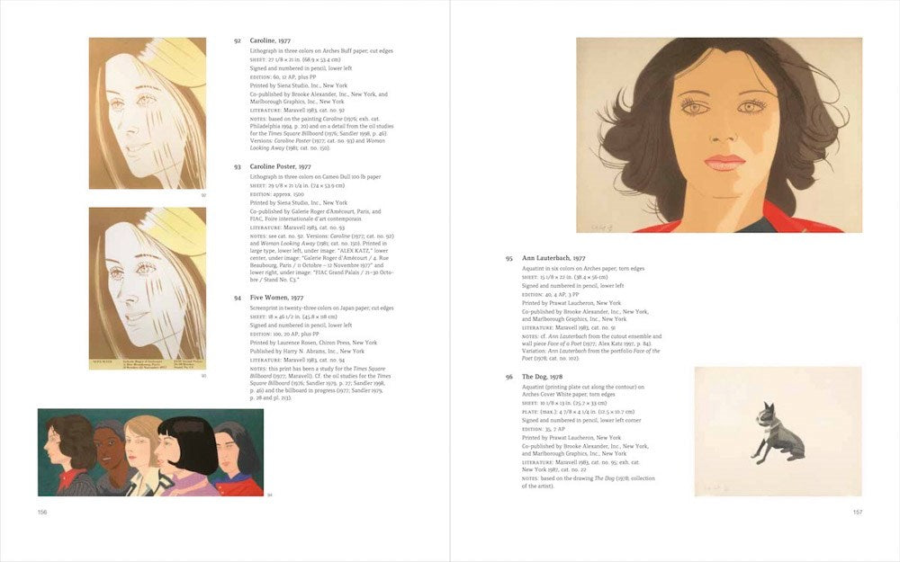 Alex Katz: Prints Catalogue Raisonné, 1947–2022