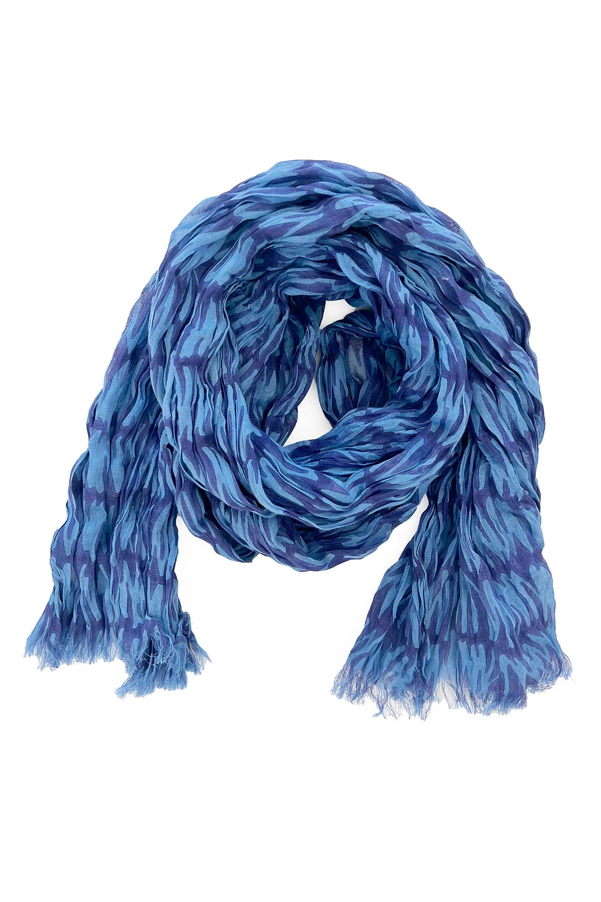 Cotton Scarf: Small Totem Red/Yellow - PMA Store at the Portland Museum of Art, Maine