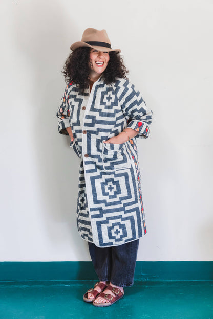 Peking Handicraft - Hypnotic House Robe - Jungalow: XS/S - PMA Store at the Portland Museum of Art, Maine