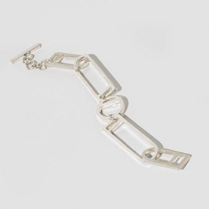 MULXIPLY - SALE - Window Link Bracelet | Sterling Silver - PMA Store at the Portland Museum of Art, Maine