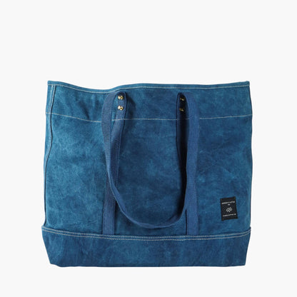 IMMODEST COTTON - Large East West Tote | Indigo - PMA Store at the Portland Museum of Art, Maine